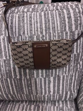 Michael Kors Beige and Brown Belt Bag